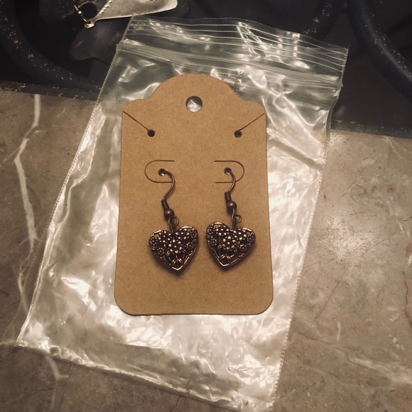 Earrings. Copper color, pierced drop earrings. NWOT - Picture 4 of 4